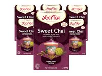 Yogi Tea, Sweet Chai, Organic Herbal Tea, Naturally Caffeine Free, Blend of Anise, Fennel and Liquorice, 6 Packs x 17 Tea Bags (102 Teabags Total)