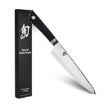 Shun Sora 8 inch Chef Knife, NSF Certified Cutlery Handcrafted in Japan, VB0706, Black