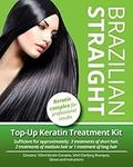 Brazilian Straight Top-Up Keratin Treatment Kit, Home Use Treatment Kit, Salon Quality Hair Straightening / Blow Dry / Smoothing, 100ml