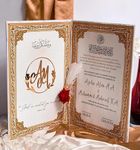 Inventoo Nikah Velvet Booklet Best Gift/A Desire Gift For Giving Couples, Friend, Brother Sister etc.