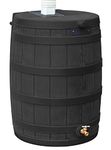 Good Ideas RW50-BLK Rain Wizard Rain Barrel 50-Gallon, Black