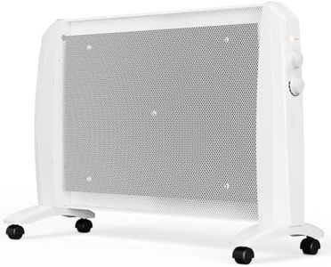STORM HERO 2000W Portable Heater for Bedroom- Quiet Electric Heater for Medium Large Space, Convection Panel Heaters for Indoor Use, 11 Adjustable Thermostat Setting Home Heater, 3 Power Setting