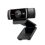 Logitech C922x Pro PC Webcam, Full HD 1080p/30fps or 720p/60fps, Light Correction, Works with Microsoft Teams, Google Meet, Zoom, Nintendo Switch 2’s New GameChat Mode, Mac/Tablet - Black