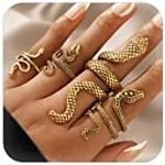 Frodete Snake Stackable Rings for W