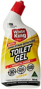 White King Hospital Grade Lemon Toilet Gel with Stain Remover 700 ml (Pack of 3)