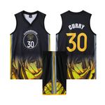 Kids/Adult Basketball Kit 2024, 2-Piece Sleeveless Kids/Adult Basketball Jersey Shirt, Cool Basketball Jersey T-Shirt Vest + Shorts Kids/Adult, Basketball Jersey and Shorts Kids/Adult Green 5XL