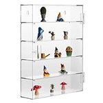 Acrylic Display Case,5 Tiers Clear 