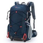 MOUNTAINTOP Hiking Backpack 40L Water Resistent Trekking Rucksack for Men Women Outdoor Traveling pack Daypack 55 x 35 x 25 cm