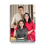 Print Mania Customized Acrylic HD Picture Frame | Clear UV Printing, Frameless Wall Mount | Personalized Gift Poster Frame for Anniversary, Birthday Gifting (16x24 inches, Vertical Orientation)