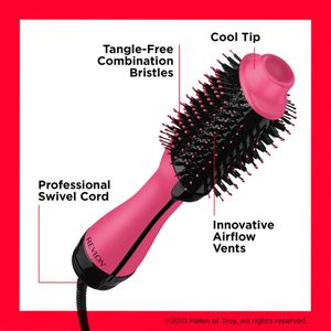 Revlon One-Step Hair Dryer and Volumizer – Pink