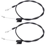 LIYYDS 2Pcs Brake Control Cable AYP Craftsman Husky Laser Poulan Sears Lawn Mower 94583 162778 175148 176556 532162778 532176556 583067401