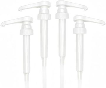 Sinikorya 4 Pcs Syrup Pump, Torani Syrup Pumps for Bottle, Coffee Syrup Dispenser, Skinny Syrup Bottles for Home, Coffee Store and Boba Tea Shop
