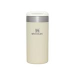 Stanley Aerolight Transit Travel Mug 0.35L - Keeps 4 Hours Hot - 6 Hours Cold - Dishwasher Safe - Leakproof - Car Cup Holder Compatible - Thermos Coffee Mug - Cream Metallic