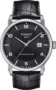 Tissot mens Luxury Stainless Steel Dress Watch Black T0864071605700, Black, Modern