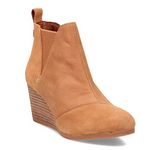 TOMS Women's Kelsey Fashion Boot, Tan Oiled Nubuck/Suede, 6 UK