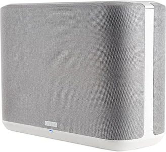 Denon Home 250 Wireless Smart Speaker – Mid-Size, Stereo Sound, Wi-Fi & Bluetooth, HEOS Built-in, Alexa Built-in, Siri & AirPlay 2, Spotify Connect, Multi-Room Support, White