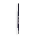 Revolution Precise Brow Pencil, Double-Ended Makeup Tool with Brush for Easy & Ultra Defined Brows and Bold Looks, Warm Medium Brown, 0.05g
