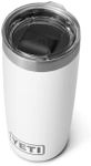 YETI Rambler 10 oz Tumbler, Stainless Steel, Vacuum Insulated with MagSlider Lid, White