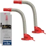 Jerry Can Spout, Long & Flexible, Speedy Flow, Tested in USA (Set of2)