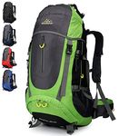 Doshwin 70L Backpack Trekking Camping Travel Hiking Large Rucksack for Men Women (Green)