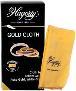 HAGERTY Gold Cloth Gold Cleaning Cloth 36 x 30 cm Impregnated Cotton Jewellery Cloth for a Renewed Shine Efficient Jewellery Polishing Cloth for Yellow Gold Rose Gold White Gold