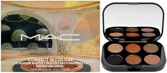 MAC X6 Connect in Colour Eye Shadow Palette, Bronze Influence, 6.25 g