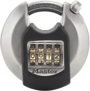 Master Lock Heavy Duty Combination Padlock – Stainless Steel, Weatherproof