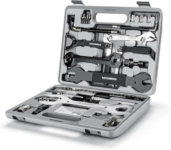ROCKBROS Bike Tool Kit - 23 Piece Bicycle Repair Tool Box Maintenance Tool Set with Multifunction Tool for Repair Tyres, Brakes, Chains, Pedal, Road Bike Mountain