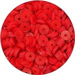 Bundooraking-2000pcs Red Clay Beads