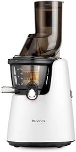 Kuvings Whole Slow Juicer C7000SW - Slow Masticating Juicer Machine with Quiet 240W Motor & BPA-Free Components - 3in Wide Mouth Feed Chute & Removable Hopper for Juices & Sorbets - White