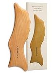 AROMATICA Wooden Dolphin Face & Body Massage Tool | Bosnian Beech Wood Gua Sha | Body Massaging Tool | Eliminates Puffiness and Promotes Healthier Body Circulation