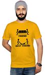 Workshop Graphic Printed T-Shirt for Men & Women | Funny Hindi Quote T-Shirts |Friend Best Friends Slogan T Shirts | Sarcasm Tshirts | Round Neck T Shirt 100% Cotton T Shirt | Short Sleeve Tshirt