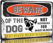 Litzzint Beware of Dog Sign Warning