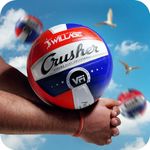 WILLAGE® Volleyball, Volleyball Ball, Indoor/Outdoor Training Volleyball | Crusher (Red-Blue Volleyball)