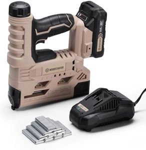 WOODSTARTER Cordless Brad Nailer, 20V Lithium-Ion, 18GA, 5/8-1-1/4 inch Nails, 2000mAh Battery