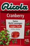 Ricola Swiss Herb Lozenges - Cranberry Sugar Free