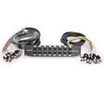 Seismic Audio - SARMSS-16x1530-16 Channel XLR TRS Combo Splitter Snake Cable - 15'and 30' XLR trunks