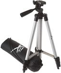 50 Inch Aluminum Camera Tripod for Canon, Nikon, Sony, Samsung, Olympus, Panasonic & Pentax + eCost Microfiber