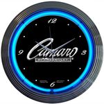 Neonetics Cars and Motorcycles Camaro Neon Wall Clock, 15-Inch