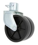 PEAKTOW PTJ0304 2000 Lbs Capacity Dual Trailer Swirl Jack Caster Wheel