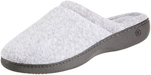 isotoner womens Terry slip Clog Wit