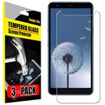 [3-Pack] Ultra Clear and Case Friendly Tempered Glass Screen Protector for LG K30