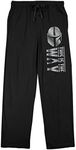 Bioworld The Mandalorian Helmet This is The Way Men's Black Drawstring Sleep Pajama Pants-Medium