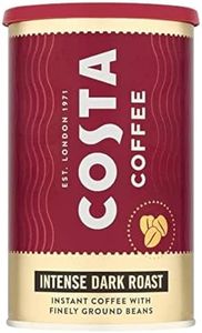 Costa Coffee Intense Dark Roast Instant Coffee With Finely Ground Beans 100G - Can
