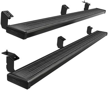 TAC Spear Running Boards Compatible with Toyota Tacoma 2005-2022 Double Cab Pickup 6" Side Rail Nerf Bar Truck Accessories Black Aluminum Texture Wide Body and Soft Top Lightweight 2 Pack