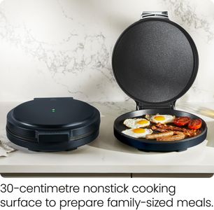 Chefman 30cm Pizza & Omelette Maker – Non-Stick Pan, 1570W, Vertical Storage