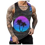 Mens Breathable Tank Tops Summer 2023 Novelty 3D Graphic Gym Workout Sleeveless Tees T-Shirt Shirt Folding Board Blue Tank Top Long Top Beige Button Men Tee Black Cotton Shirt Men Swim Tops Men