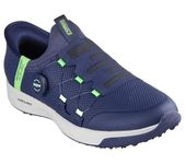 Skechers Men's Hands-Free GO Golf Elite Vortex Slip INS Sneaker, Navy Synthetic/Textile, 10 UK