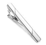 Happyupcity Metal Tie Clips for Men Necktie Tie Bar Pinch Clips Clasp Clip Clamp Pins for Business Party Wedding Anniversary Xmas Gift