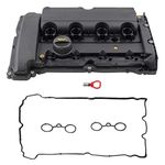 BOXI Engine Valve Cover with Gaskets Fit for Mini Cooper S JCW R55 R56 R57 R60 2007 2008 2009 2010 2011 2012 | 1.6L Turbocharged N14 Engine | Replaces OE # 11127646555 11127561714 11127585907